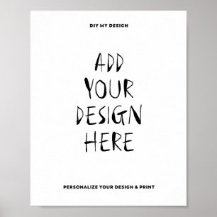 8x10 Poster - Hochformat