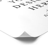 8x10 Poster - Landschaft (Ecke)