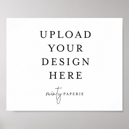 8x10 Poster - Landschaft (Vorne)