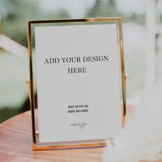 8x10" Poster-Portrait Hochzeitszeichendruck Poster