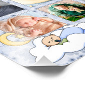 8x10 Proud Grandma New Baby Boy Photo Fotodruck (Ecke)
