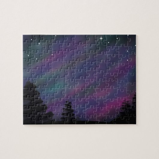 8x10 Puzzlespiel - Aurora Borealis Puzzle (Horizontal)