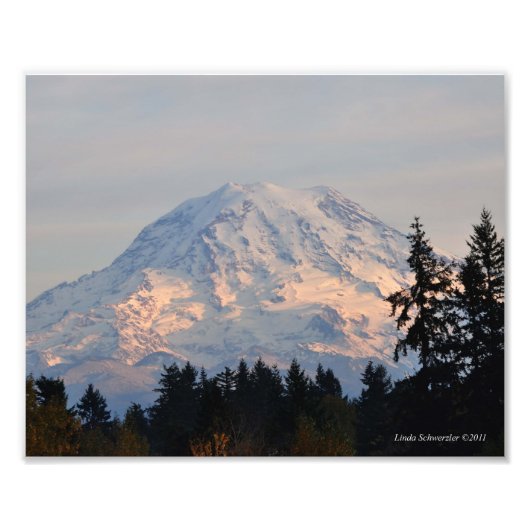 8x10 Rainier aus Puyallup, WA Fotodruck (Vorne)