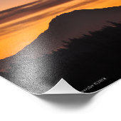8X10 Rainier und Crescent Moon Fotodruck (Ecke)