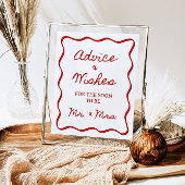 8x10" Ratschläge und Wünsche Handgeschriebenes Bra Poster