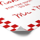 8x10" Ratschläge und Wünsche Handgeschriebenes Bra Poster (Ecke)