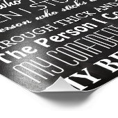 8x10 Regeln für die Hochzeit von Ehemann Word Art Fotodruck (Ecke)