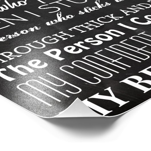 8x10 Regeln für die Hochzeit von Ehemann Word Art Fotodruck (Ecke)