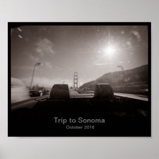 8x10 - Roadtrip zu Sonoma Poster