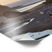 8x10 Ruby Beach am Pazifik Fotodruck (Ecke)