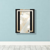 8x10" Sandy Tornado Trend Abstrakt Art Beige Leinwanddruck (Insitu (Holzboden))