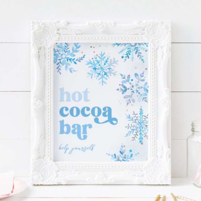 8x10 Snowflake Hot Cocoa Bar Sign (Von Creator hochgeladen)