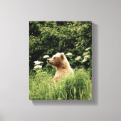 8x10 Starke Canvas Print mit Grizzlybär Leinwanddruck (Vorderseite)
