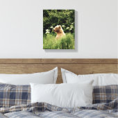 8x10 Starke Canvas Print mit Grizzlybär Leinwanddruck (Insitu (Schlafzimmer))