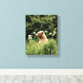 8x10 Starke Canvas Print mit Grizzlybär Leinwanddruck (Insitu (Holzboden))
