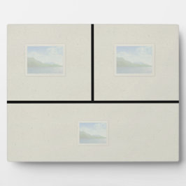 8x10 Tabletop Plaque - 3 Bilder unten Pano Fotoplatte