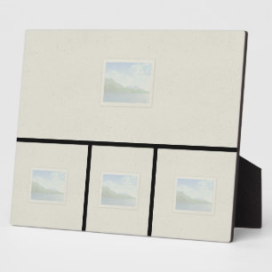 8x10 Tabletop Plaque mit 4 Bildern Fotoplatte