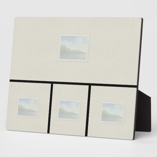 8x10 Tabletop Plaque mit 4 Bildern Fotoplatte (Seite)