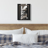 8x10" Terra’s Tender Whisper Abstract Brown Flower Leinwanddruck (Insitu (Schlafzimmer))