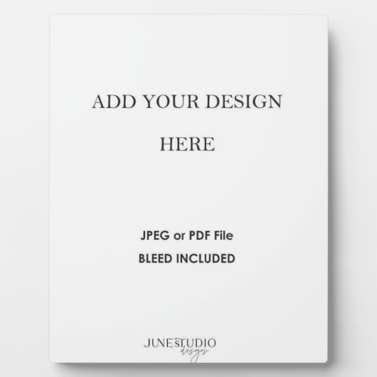 8x10" Tischplatte oben mit Standdruck Fotoplatte (Vorderseite)