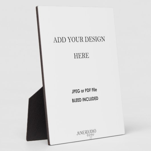 8x10" Tischplatte oben mit Standdruck Fotoplatte (Seite)