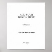 8x10" Wall Art Poster Printing (Vorne)