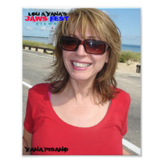 8X10 "YANA IN RED" FOTODRUCK