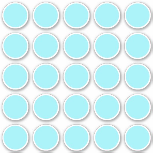 8x8 Blatt (25) 1,5" Rundkreise - Vorlage Aufkleber (Vorderseite)