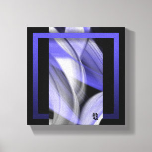 8x8" Lavendel Moon Trend Abstrakt Art Violet Leinwanddruck