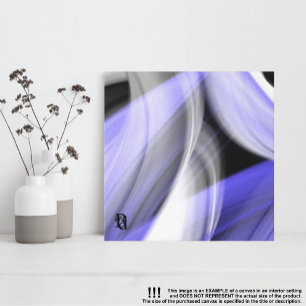 8x8" Lavendel Moon Trend Abstrakt Art Violet Leinwanddruck
