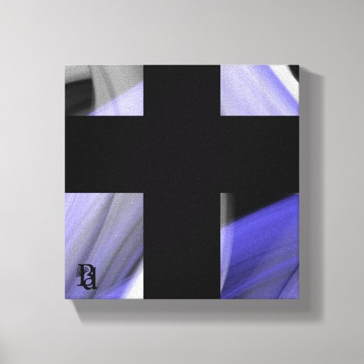 8x8" Lavendel Moon Trend Abstrakt Art Violet Leinwanddruck (Vorderseite)