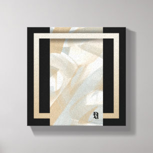 8x8" Sandy Tornado Trend Abstrakt Art Beige Leinwanddruck