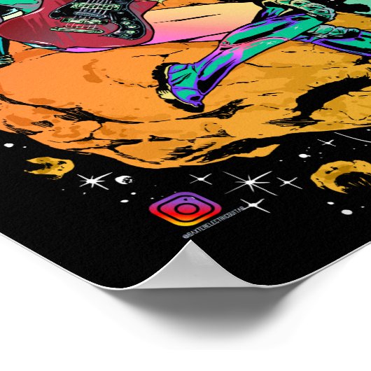 8''x 12'' Baxter Cosmonaut Poster (Ecke)