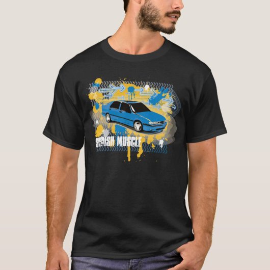 9000 aero, Schmutzart, SCHWEDISCHER MUSKEL T-Shirt (Vorderseite)
