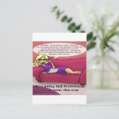 900 Number Geeky SEO Girls Gone Postkarte (Stehend Vorderseite)