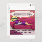 900 Number Geeky SEO Girls Gone Postkarte (Vorne/Hinten)