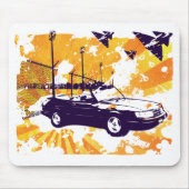 900 Turbo konvertierbare Schmutz mousepad Orange (Vorne)