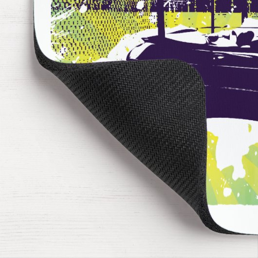 900 Turbo konvertierbares Schmutz mousepad im Blau (Ecke)