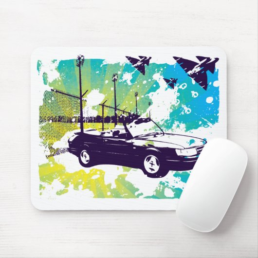 900 Turbo konvertierbares Schmutz mousepad im Blau (Mit Mouse)