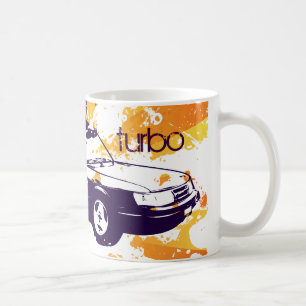 900 vert Grunge-Tasse, Turbo Kaffeetasse