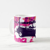 900 vert Turbo-Becher-Schmutzmagenta/-orange Kaffeetasse (Vorderseite Links)