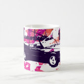 900 vert Turbo-Becher-Schmutzmagenta/-orange Kaffeetasse (Mittel)