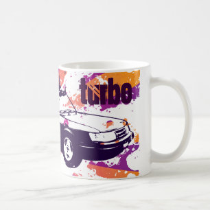 900 vert Turbo-Becher-Schmutzmagenta/-orange Kaffeetasse