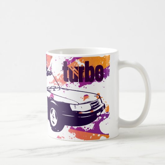 900 vert Turbo-Becher-Schmutzmagenta/-orange Kaffeetasse (Rechts)