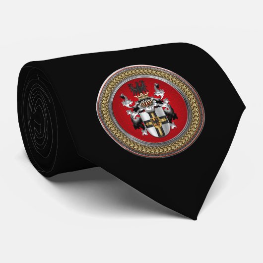[900] Wappen-Teutonenkleid Krawatte (Gerollt)