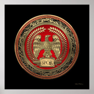 [901] Goldrömischer Kaiseradler Poster