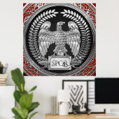 [901] Kaiseradler Silver Poster (Heimbüro)