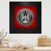 [901] Kaiseradler Silver Poster (Küche)