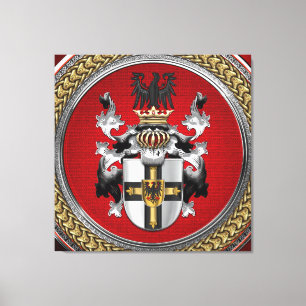 [901] Wappen-Teutonenkleid Leinwanddruck