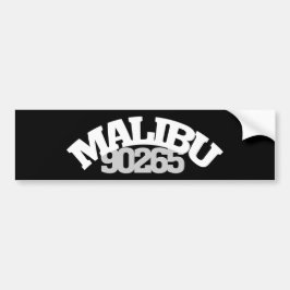 90265 Malibu California Zip Code Pacific Coast Hwy Autoaufkleber